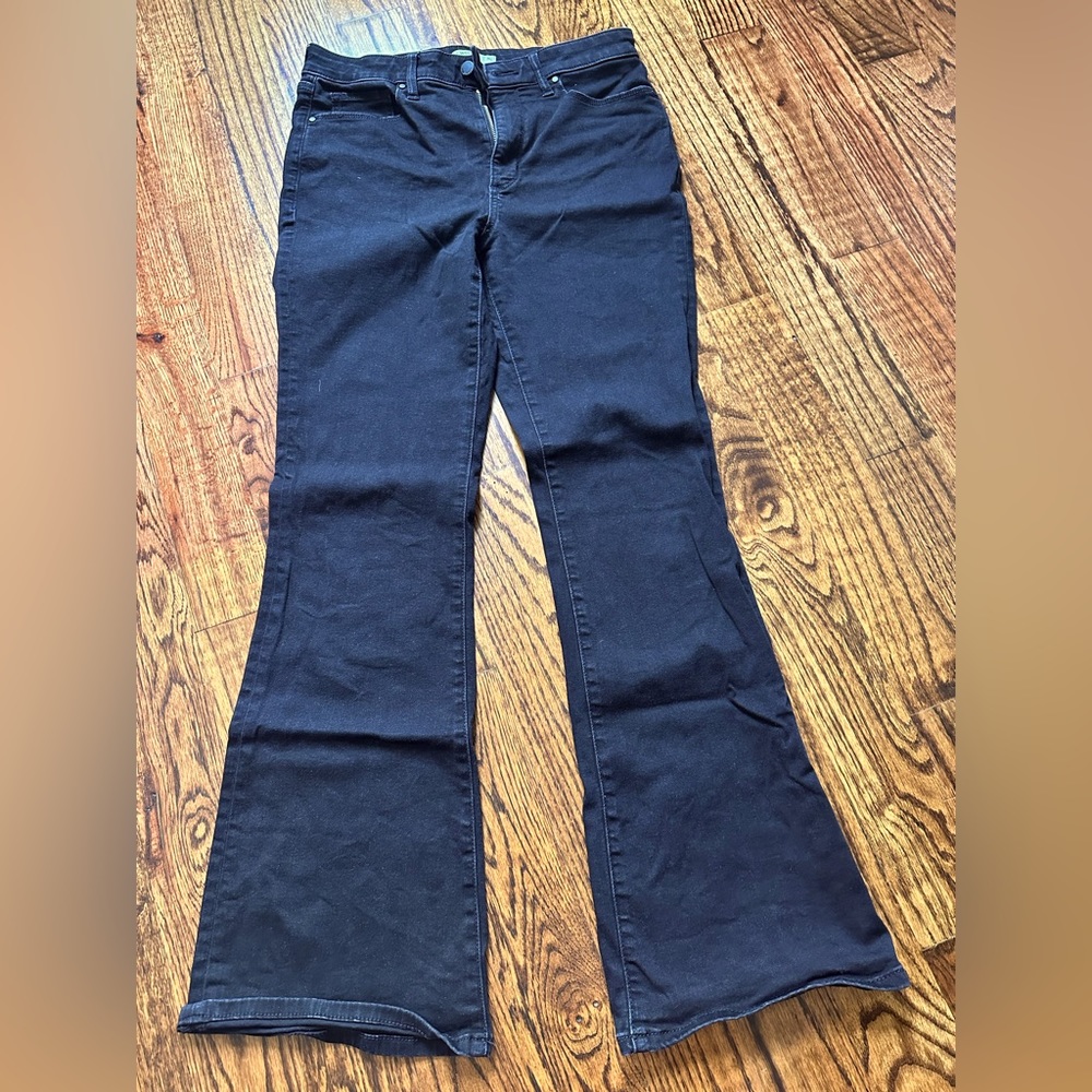 Black Nine West flare Jean size 10
